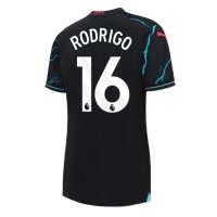 Fotballdrakt Dame Manchester City Rodri Hernandez #16 Tredjedrakt 2023-24 Kortermet